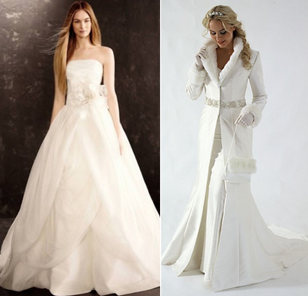 Каким должно быть зимнее свадебное платье?